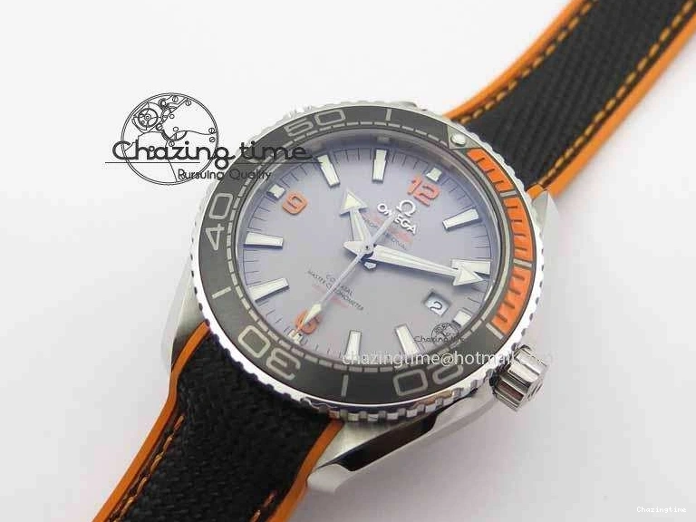 0505 UrbanStyle Planet Ocean 2016 43.5mm SS OM 1:1 Best Edition Gray Dial On Black Nylon Strap A 8168